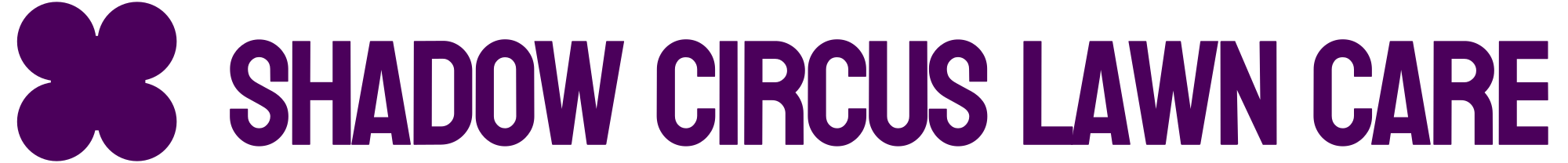 shadow circus lawn care logo